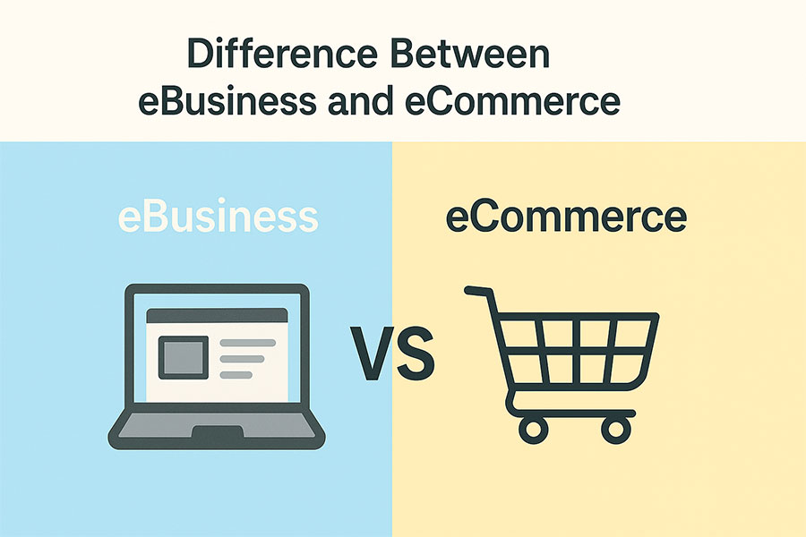Difference Between eBusiness and eCommerce