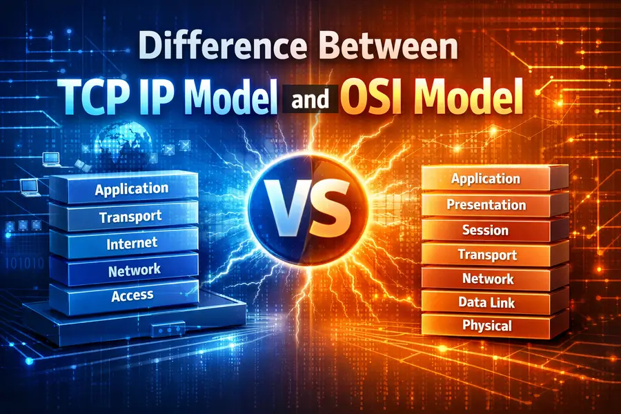 Difference Between TCP IP Model and OSI Model [Key Differences]