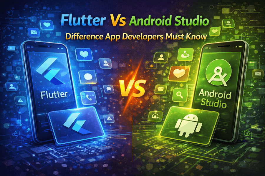 Flutter Vs Android Studio: Differences App Developers Must Know
